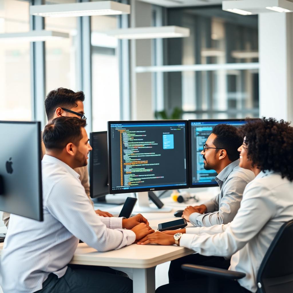 BitaSoft team at work